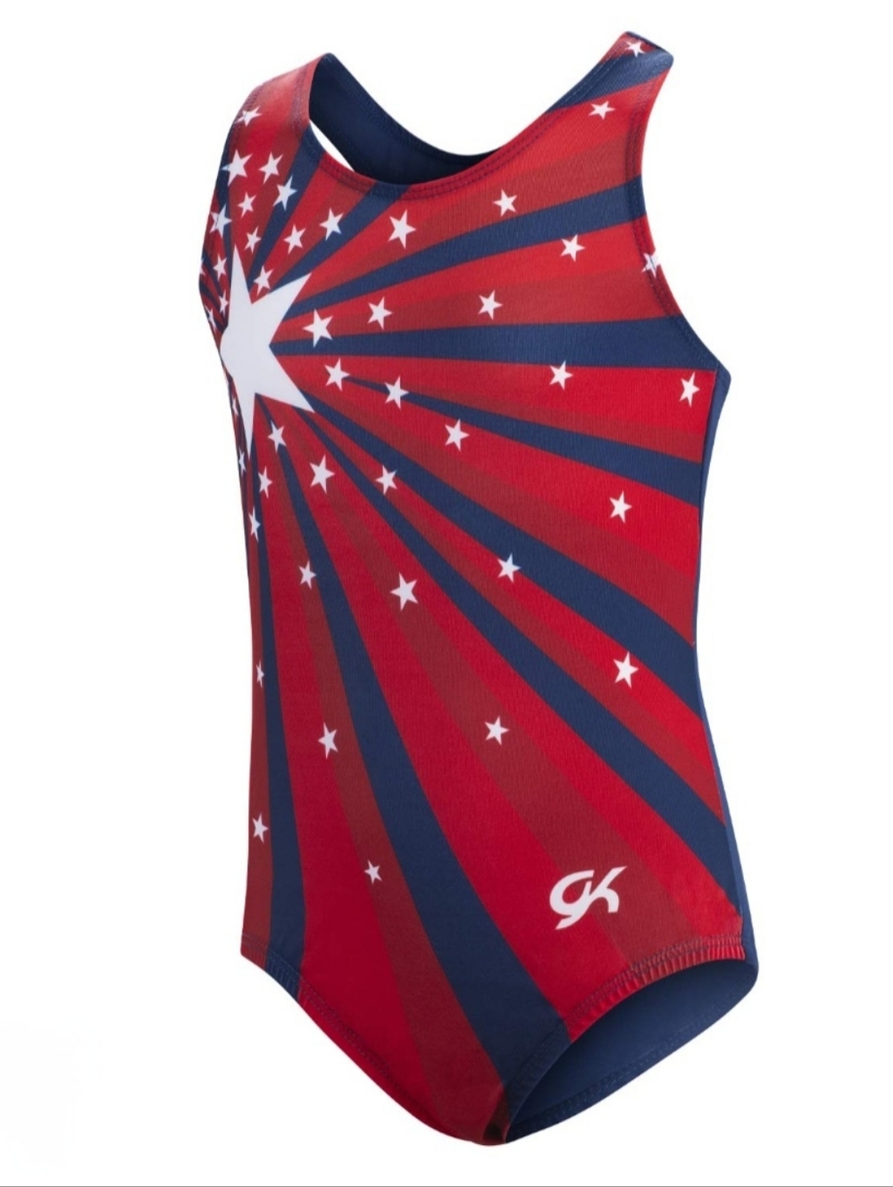 GK Stars + Stripes Leotard Tank Strap - Size CL